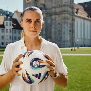 St.Gallen, Klosterplatz, Stiftsbezirk, UEFA Womens EURO 2025, UNESCO Weltkulturerbe, Kathedrale, Sport, Altstadt / UNESCO Stiftskirche, Fussball, Freizeit, WEURO